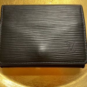 Louis Vuitton Black Business/Credit Card Holder